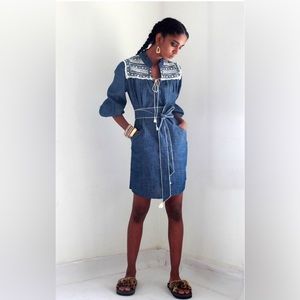 BANJANAN Bianca Denim Dress